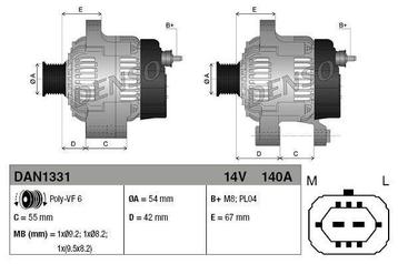 Dynamo / Alternator OPEL CASCADA (1.6 SIDI,1.6) beschikbaar voor biedingen