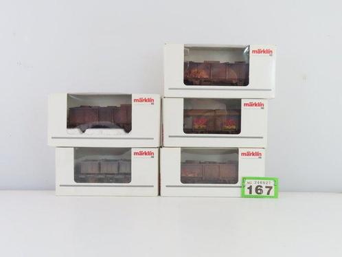 Märklin H0 - o.a. 5090 - Modeltrein goederenwagon (5) -, Hobby en Vrije tijd, Modeltreinen | H0