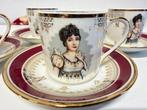 Porcelaine de Luxe, registré, Limoges - Kop en schotel (8) -
