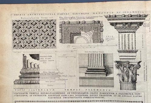 Wenceslaus Hollar (1607-1677) - Vestigium Templi, Antiek en Kunst, Antiek | Overige Antiek