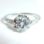 Ring Platina Diamant  (Natuurlijk) - Diamant, Sieraden, Tassen en Uiterlijk, Antieke sieraden
