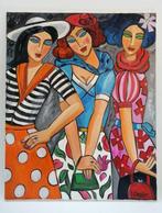 Yuri Denissov - Des copines glamour. Large. Œuvre originale,