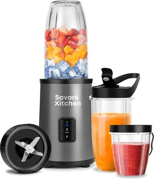 Tweedekans | Savoré Kitchen Blender – Incl. 2 Bekers – 700 W, Witgoed en Apparatuur, Blenders, Zo goed als nieuw, Ophalen of Verzenden