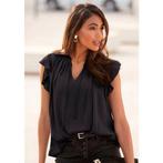 Lascana Blouse zonder sluiting met ruches-mouwen, korte, Kleding | Dames, Blouses en Tunieken, Verzenden, Nieuw