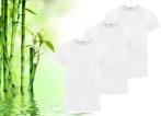 Tweedekans | 3 zachte bamboe T-shirts - Zwart - Ronde hals -, Ophalen of Verzenden, Zo goed als nieuw, Merkloos