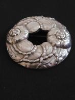 Georg Jensen - Broche Zilver - No.42 – Bloemenkrans, Sieraden, Tassen en Uiterlijk, Antieke sieraden