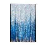 *WOONWINKEL* Kare Design Rain Shower Groot Schilderij Blauw, Verzenden, Nieuw