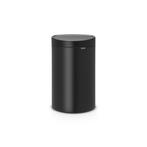 Brabantia Touch Bin New 40 ltr - mat Zwart, Huis en Inrichting, Woonaccessoires | Prullenbakken, Verzenden, Nieuw