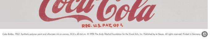 Andy Warhol (after) - Coke Bottles, 1962- Licensed Print. -, Antiek en Kunst, Kunst | Tekeningen en Foto's
