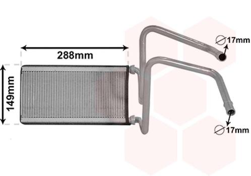 KACHEL RADIATEUR VOOR TOYOTA LAND CRUISER FJ120 2002-2009, Auto-onderdelen, Airco en Verwarming, Nieuw, Ophalen of Verzenden