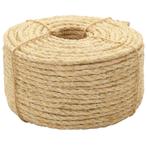 100 Meter Natuurlijk Sisal Touw 6 mm Duurzaam en Weerbestend, Verzenden, Nieuw