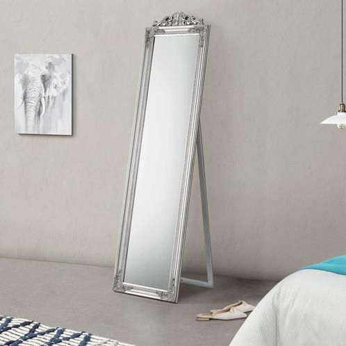 [en.casa] Spiegel vrijstaand met barok lijst verstelbaar 160, Huis en Inrichting, Woonaccessoires | Spiegels, Verzenden