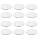 Afdekplaat plafond | Q-link | 12 stuks (Rond, Ø125mm, Wit), Verzenden, Nieuw