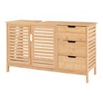 Wastafelonderkast Boksereys bamboe naturel 60x100x35 cm [en., Verzenden, Nieuw