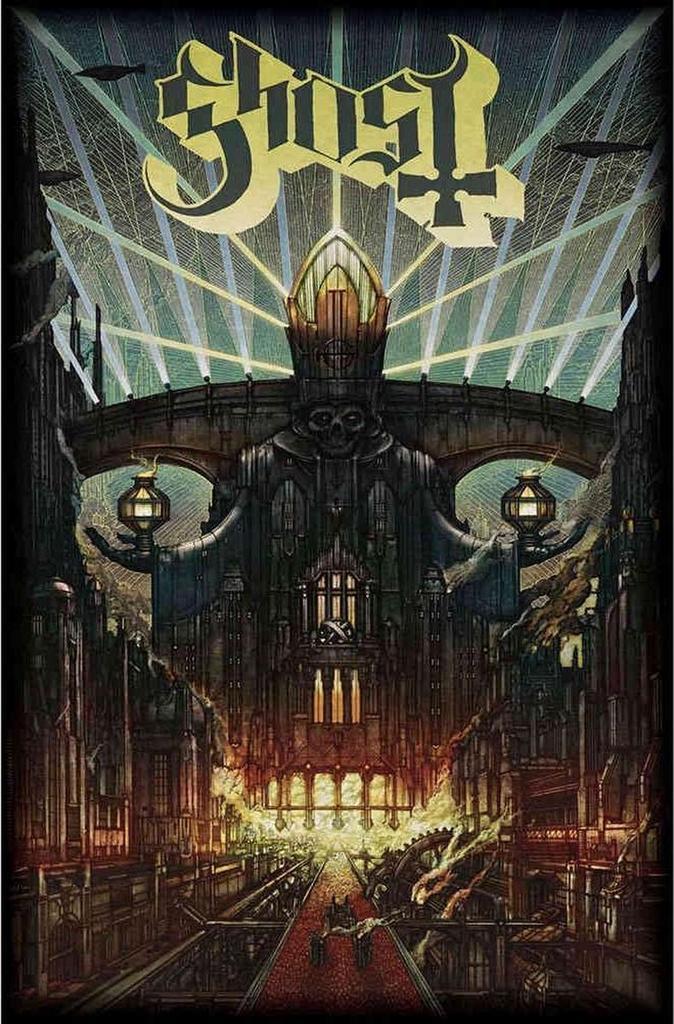 Ghost - Meliora - Textielposter officiële merchandise, Verzamelen, Muziek, Artiesten en Beroemdheden, Poster, Artwork of Schilderij