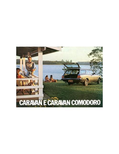 1981 CHEVROLET CARAVAN & CARAVAN COMODORO LEAFLET, Boeken, Auto's | Folders en Tijdschriften