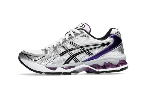 Asics Gel Kayano 14 White/Dark Grape - Maat 41.5, Kleding | Heren, Schoenen, Nieuw, Sneakers of Gympen, Ophalen of Verzenden