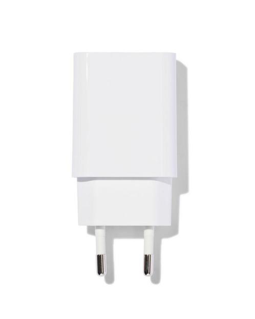 HEMA USB oplader 2.1A met 2 poorten wit, Computers en Software, Overige Computers en Software, Nieuw, Verzenden