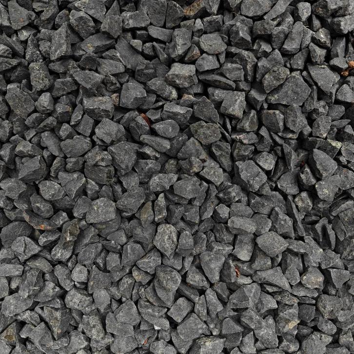 Basalt split | 8-16 mm | 1600 kg | Bigbag 1 m³, Tuin en Terras, Grind, Keien en Split, Split, Antraciet, Nieuw, Basalt, Ophalen of Verzenden