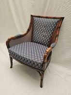 Fauteuil - Antiek Louis Stijl Fauteuil met Cannezijdes en, Antiek en Kunst