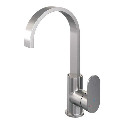 Wastafelmengkraan Brauer Brushed Edition Coldstart Opbouw, Doe-het-zelf en Verbouw, Sanitair, Kraan, Nieuw, Ophalen of Verzenden