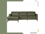 Leren hoekbank Match - 2.5-zits arm rechts + Longchair arm, Huis en Inrichting, Banken | Bankstellen, 250 tot 300 cm, Bohemian, Industrieel, Modern, Scandinavisch