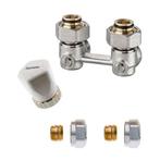 Set haaks 15mm knel - handwiel, Doe-het-zelf en Verbouw, Verzenden, Nieuw
