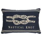 gobelin kussen navy platte knoop 30x45cm*, Huis en Inrichting, Verzenden, Nieuw