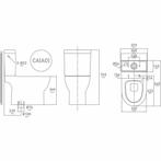 Duoblok Gustav Rimless (inclusief reservoir en zitting) AO, Ophalen of Verzenden, Nieuw