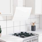 vidaXL Wandafzuigkap 60 cm staal en gehard glas wit, Witgoed en Apparatuur, Afzuigkappen, Verzenden, Nieuw