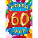 Mega poster 60 jaar versiering - 60 jaar versiering, Hobby en Vrije tijd, Feestartikelen, Nieuw, Ophalen of Verzenden