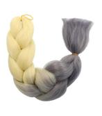 Jumbo Braids Hairextentions Color 60cm Blond Grijs, Sieraden, Tassen en Uiterlijk, Uiterlijk | Haarverzorging, Verzenden, Nieuw