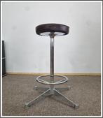 Herman Miller - Kruk - Barstool - Aluminium, Leder, Staal,