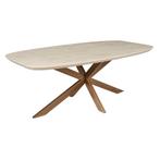 Eettafel Madison Sand | 200 cm | Deens Ovaal, Huis en Inrichting, Tafels | Eettafels, Ophalen of Verzenden, Nieuw
