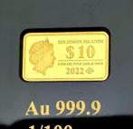 Salomonseilanden. 10 Dollars FIFA Qatar 2022, oro , 1/100 Oz