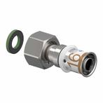 Uponor MLC perskoppeling recht 16 x 1/2 schroef, Ophalen of Verzenden, Nieuw