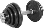 Tunturi Dumbell Gietijzer totaal 20kg - Halterset met, Ophalen of Verzenden, Zo goed als nieuw