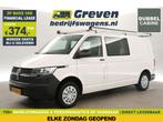 Volkswagen Transporter 2.0 TDI L2H1 140PK DC Airco €374pm, Volkswagen, Wit, Nieuw, Handgeschakeld