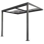 Aluminium Terrasoverkapping Jakarta - 3 x 3 m - Grijs - Schu, Tuin en Terras, Overkappingen, Verzenden, Nieuw