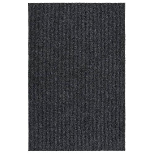 vidaXL Droogloopmat 100x150 cm antracietkleurig, Huis en Inrichting, Stoffering | Tapijten en Kleden, Nieuw, Verzenden
