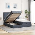 vidaXL Ottoman bed met matrassen 160x200cm fluweel, Huis en Inrichting, Slaapkamer | Bedden, Verzenden, 200 cm, 160 cm, Nieuw
