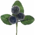Besjes frosted raspberry pick dark blue 10 cm/ zakje 6 st, Ophalen of Verzenden, Nieuw
