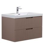 Badkamermeubel Set Thermis 80cm Roze Badmeubel, Huis en Inrichting, Badkamer | Badkamermeubels, Verzenden, Nieuw, Wastafelkast