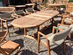 Groot assortiment teak houten tuinmeubelen, nieuw & gebruikt