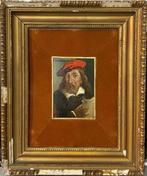 Scuola italiana (XIX-XX) - Ritratto di Savonarola, Antiek en Kunst, Kunst | Schilderijen | Klassiek