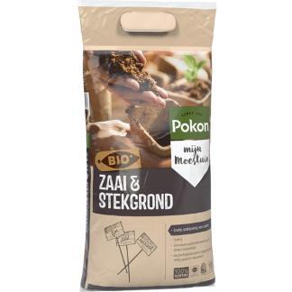 Pokon bio zaai- & stekgrond | 10 liter (Bio-label, Turfvrij), Tuin en Terras, Aarde en Mest, Verzenden