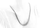 Halsketting - 18 karaat Witgoud, Sieraden, Tassen en Uiterlijk, Kettingen, Nieuw