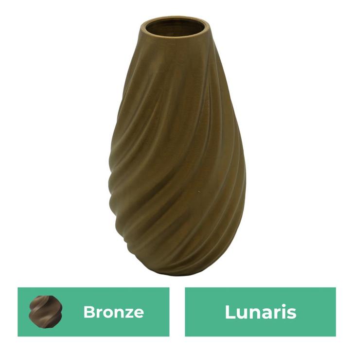 Lunaris | Bronze | 34CM, Huis en Inrichting, Woonaccessoires | Vazen, Nieuw, Ophalen of Verzenden