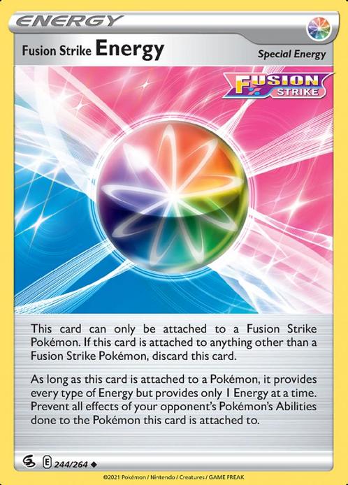 Trainer Fusion Strike Energy 244/264 (Fusion Strike), Hobby en Vrije tijd, Verzamelkaartspellen | Pokémon, Losse kaart, Nieuw