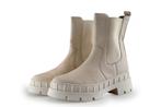 Nelson Chelsea boots in maat 40 Wit | 10% korting, Kleding | Dames, Verzenden, Wit, Overige typen, Zo goed als nieuw